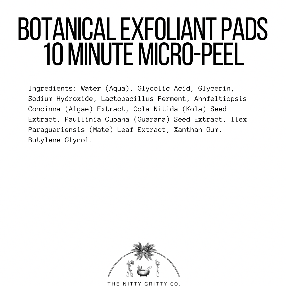 Botanical Exfoliant Pads